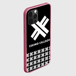Чехол для iPhone 12 Pro Max Eskimo Callboy: Cross, цвет: 3D-малиновый — фото 2