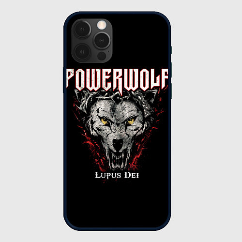 Чехол iPhone 12 Pro Max Powerwolf: Lupus Dei / 3D-Черный – фото 1