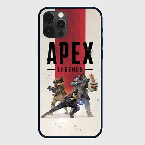 Чехол iPhone 12 Pro Max Apex Legends / 3D-Черный – фото 1