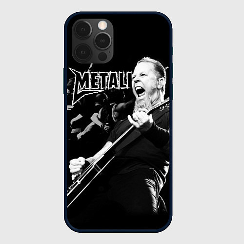 Чехол iPhone 12 Pro Max Metallica / 3D-Черный – фото 1