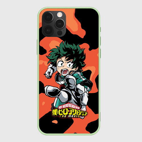 Чехол iPhone 12 Pro Max My Hero Academia / 3D-Салатовый – фото 1