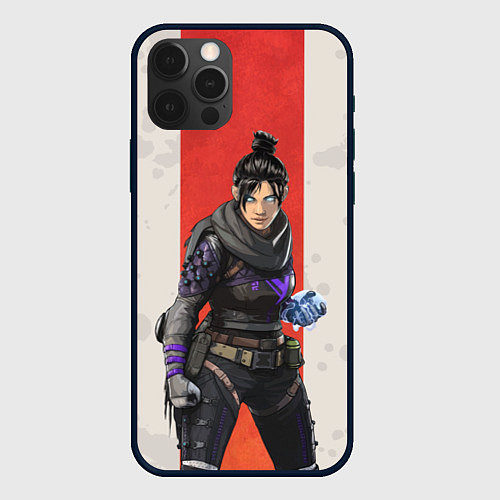 Чехол iPhone 12 Pro Max Apex Legends: Wraith / 3D-Черный – фото 1