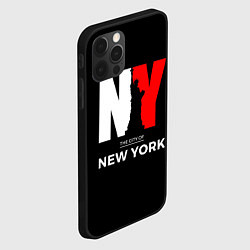 Чехол для iPhone 12 Pro Max New York City, цвет: 3D-черный — фото 2