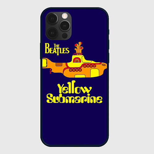 Чехол iPhone 12 Pro Max The Beatles: Yellow Submarine / 3D-Черный – фото 1