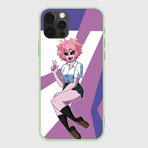Чехол iPhone 12 Pro Max Академия / 3D-Салатовый – фото 1