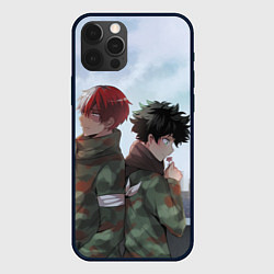 Чехол для iPhone 12 Pro Max Моя Геройская Академия, цвет: 3D-черный