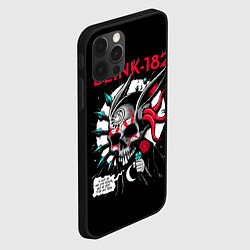 Чехол для iPhone 12 Pro Max Blink-182: Death Punk, цвет: 3D-черный — фото 2