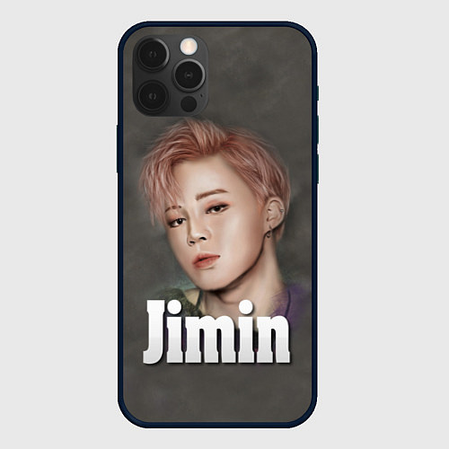 Чехол iPhone 12 Pro Max BTS Jimin / 3D-Черный – фото 1