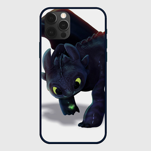 Чехол iPhone 12 Pro Max Как приручить дракона / 3D-Черный – фото 1