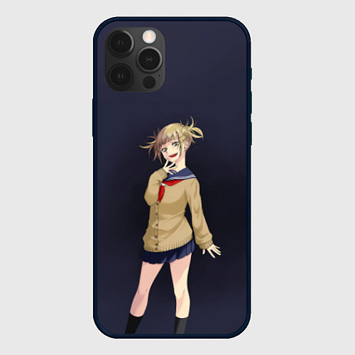 Чехол iPhone 12 Pro Max My Hero Academia Himiko Toga / 3D-Черный – фото 1