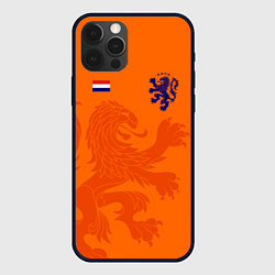 Чехол для iPhone 12 Pro Max Сборная Голландии, цвет: 3D-черный