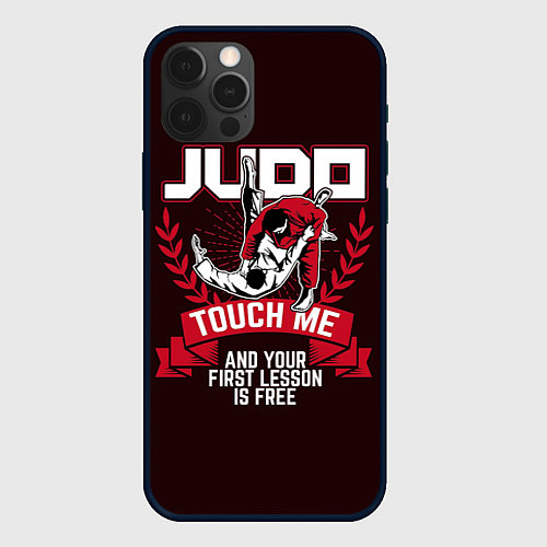 Чехол iPhone 12 Pro Max Judo: Touch Me / 3D-Черный – фото 1