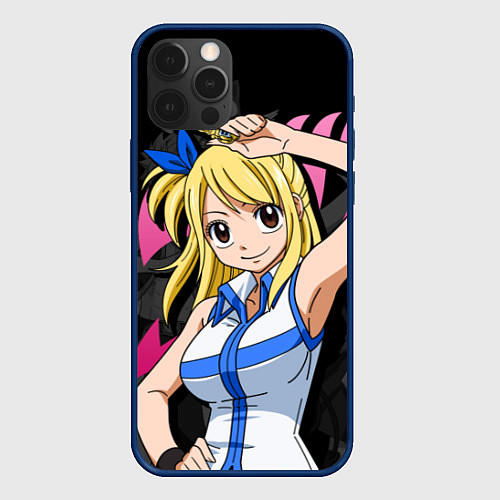 Чехол iPhone 12 Pro Max Fairy Tail: Lucy / 3D-Тёмно-синий – фото 1