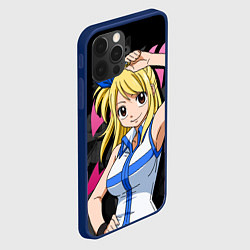 Чехол для iPhone 12 Pro Max Fairy Tail: Lucy, цвет: 3D-тёмно-синий — фото 2