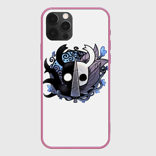 Чехол iPhone 12 Pro Max Hollow Knight / 3D-Малиновый – фото 1