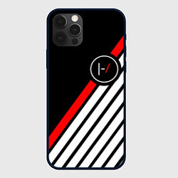 Чехол iPhone 12 Pro Max 21 Pilots: Black Logo