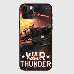 Чехол для iPhone 12 Pro Max War thunder explosion, цвет: 3D-черный