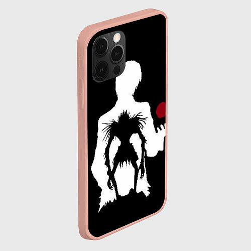 Чехол iPhone 12 Pro Max Рюк в свете / 3D-Светло-розовый – фото 2