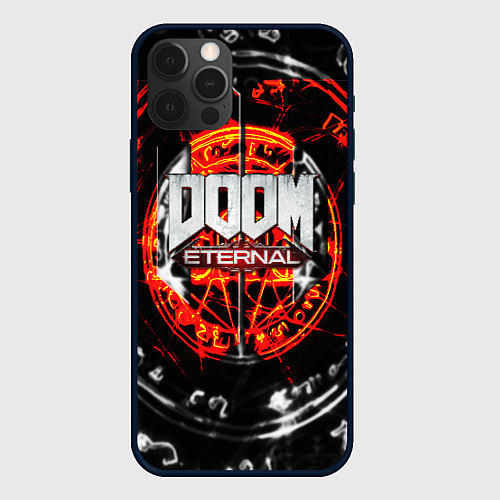 Чехол iPhone 12 Pro Max DOOM ETERNAL / 3D-Черный – фото 1