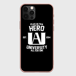 Чехол iPhone 12 Pro Max My Hero Academia белый лого