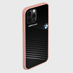 Чехол для iPhone 12 Pro Max BMW, цвет: 3D-светло-розовый — фото 2