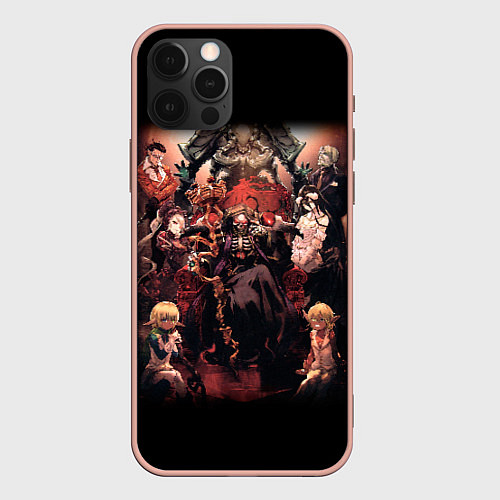 Чехол iPhone 12 Pro Max Overlord 1 / 3D-Светло-розовый – фото 1