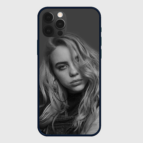 Чехол iPhone 12 Pro Max BILLIE EILISH / 3D-Черный – фото 1