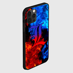 Чехол для iPhone 12 Pro Max L letter fire, цвет: 3D-черный — фото 2