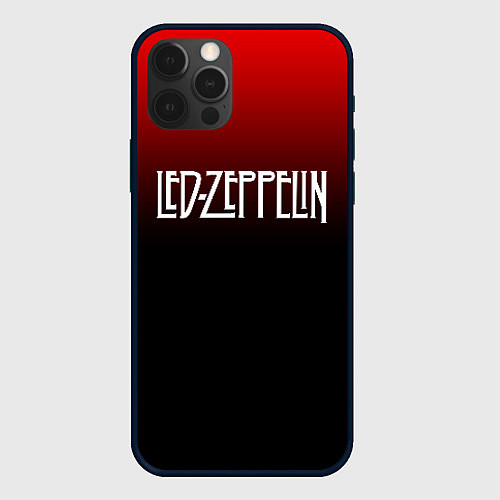 Чехол iPhone 12 Pro Max Led Zeppelin / 3D-Черный – фото 1