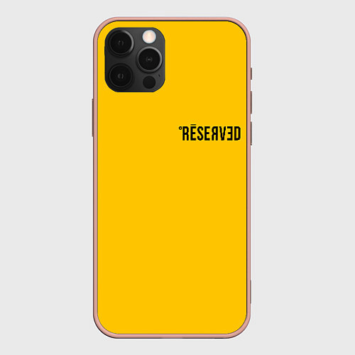 Чехол iPhone 12 Pro Max BILLIE EILISH: Reverse / 3D-Светло-розовый – фото 1