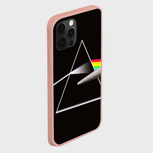 Чехол iPhone 12 Pro Max PINK FLOYD / 3D-Светло-розовый – фото 2