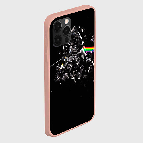 Чехол iPhone 12 Pro Max PINK FLOYD / 3D-Светло-розовый – фото 2