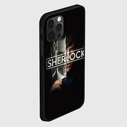 Чехол для iPhone 12 Pro Max Sherlock, цвет: 3D-черный — фото 2