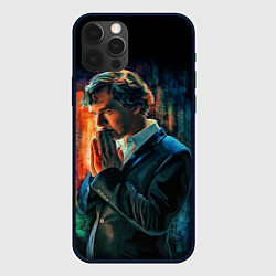 Чехол для iPhone 12 Pro Max Sherlock, цвет: 3D-черный