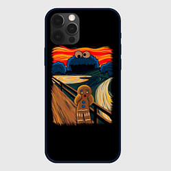 Чехол для iPhone 12 Pro Max Крик, цвет: 3D-черный