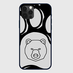 Чехол iPhone 12 Pro Max Душа севера - след медведя