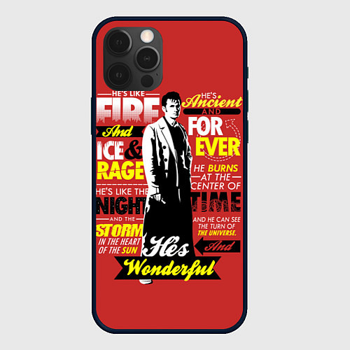 Чехол iPhone 12 Pro Max Doctor Who / 3D-Черный – фото 1