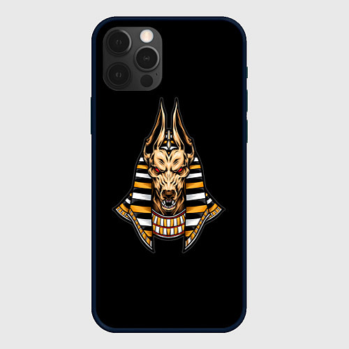 Чехол iPhone 12 Pro Max Anubis / 3D-Черный – фото 1