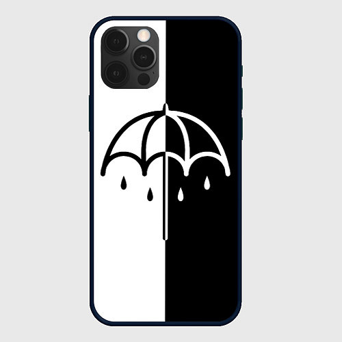 Чехол iPhone 12 Pro Max BRING ME THE HORIZON / 3D-Черный – фото 1