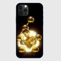 Чехол для iPhone 12 Pro Max Месси шестикратный, цвет: 3D-черный