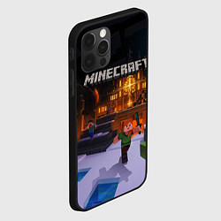 Чехол для iPhone 12 Pro Max MINECRAFT, цвет: 3D-черный — фото 2