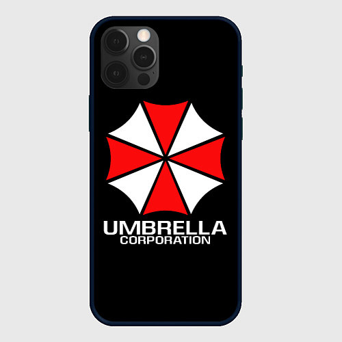 Чехол iPhone 12 Pro Max UMBRELLA CORP / 3D-Черный – фото 1