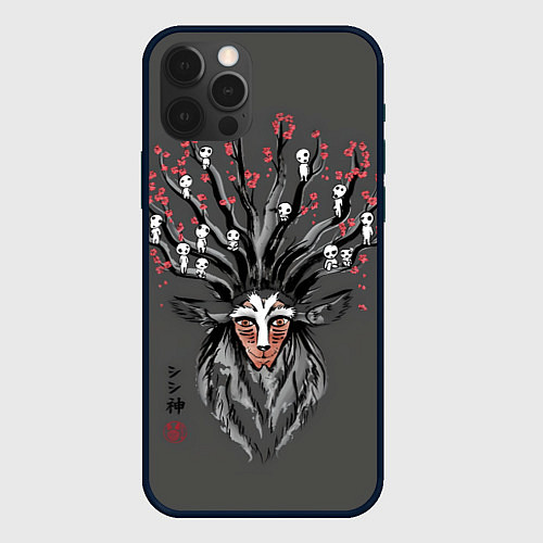 Чехол iPhone 12 Pro Max Princess Mononoke / 3D-Черный – фото 1