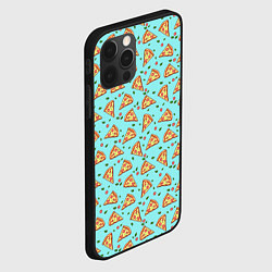 Чехол для iPhone 12 Pro Max Пицца, цвет: 3D-черный — фото 2