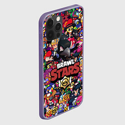 Чехол для iPhone 12 Pro Max BRAWL STARS CROW, цвет: 3D-серый — фото 2