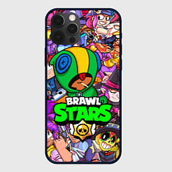 Чехол для iPhone 12 Pro Max BRAWL STARS LEON, цвет: 3D-черный