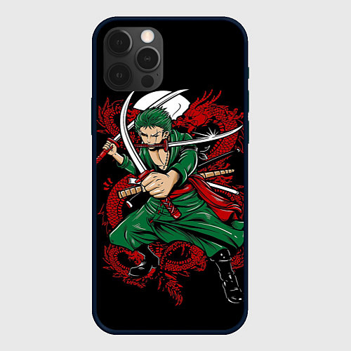 Чехол iPhone 12 Pro Max One Piece / 3D-Черный – фото 1