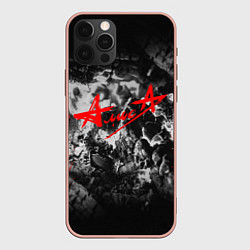 Чехол для iPhone 12 Pro Max АлисА, цвет: 3D-светло-розовый