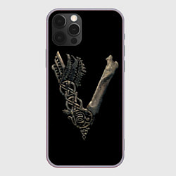 Чехол iPhone 12 Pro Max Vikings bones logo