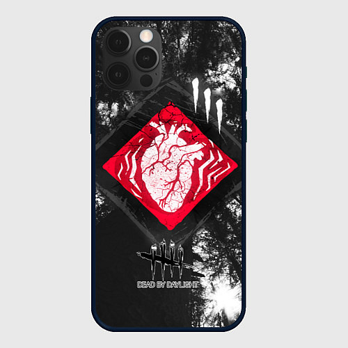 Чехол iPhone 12 Pro Max DBD - beating heart / 3D-Черный – фото 1